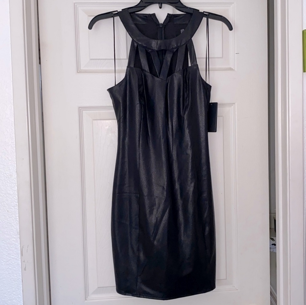 Guess Strap Yoke Metallica Dress